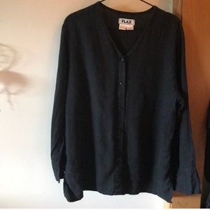 FLAX Long Sleeve Button Down